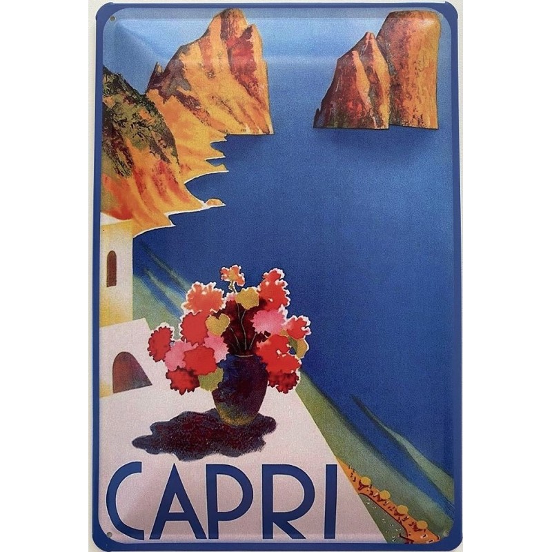Capri Italien - Blechschild 30 x 20 cm