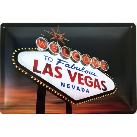 To Fabulous Las Vegas Nevada America - Blechschild 30 x 20 cm