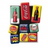 Coca Cola Pop Art Bottles Magnetset 9-teilig