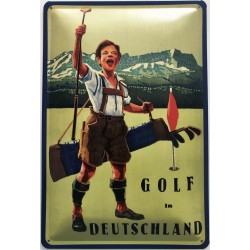 Golf in Deutschland - Blechschild 30 x 20 cm