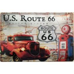 U.S. Route 66 - Blechschild...