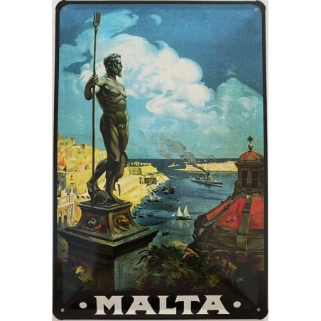 Malta - Blechschild 30 x 20 cm