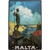 Malta - Blechschild 30 x 20 cm