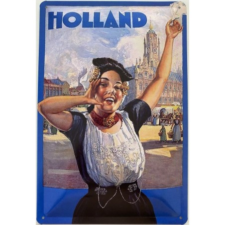 Holland - Blechschild 30 x 20 cm