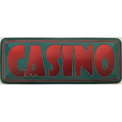 Casino - Blechschild 27 x...