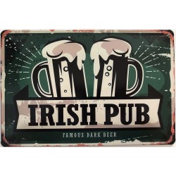 Irish Pub Famous Dark Beer...