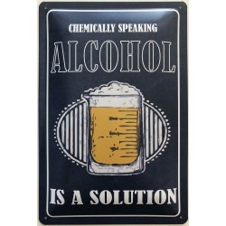 Chemically speaking Alcohol...