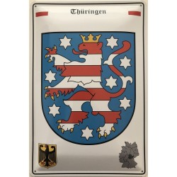 Schild "Griechenland National Flagge" 20 x 30 cm Blechschild 