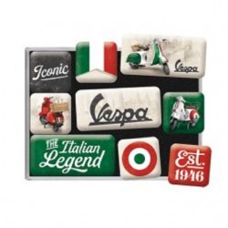Vespa - The Italian Legend Magnetset 9-teilig