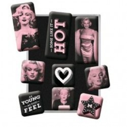 Marilyn Monroe HOT Magnetset 9-teilig