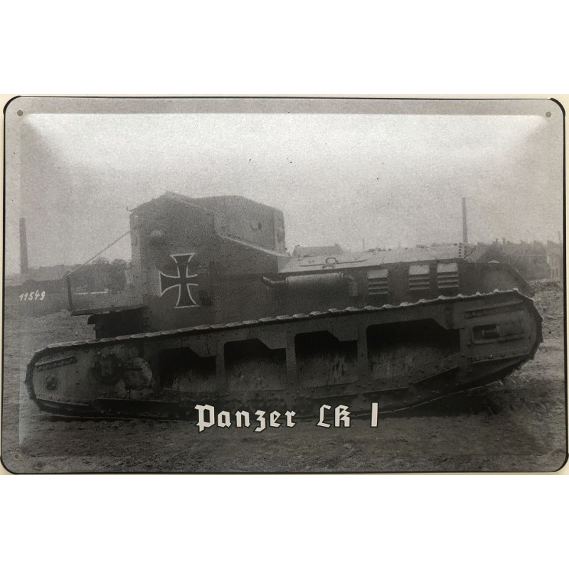 Panzer LK I - Blechschild 30 x 20 cm