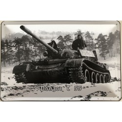 Panzer T55 im Schnee -...