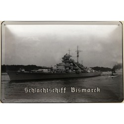 Schlachtschiff Gneisenau Blechschild Schild gewölbt Tin Sign 20 x 30 cm FS1130 