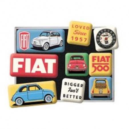 Fiat 500 Magnetset 9-teilig
