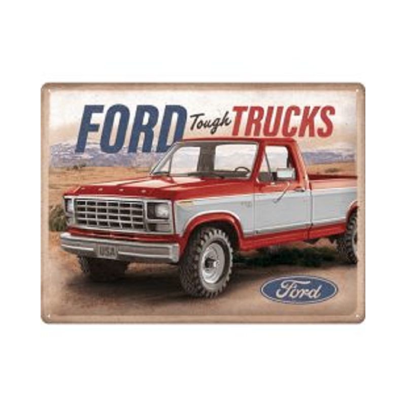 Ford Tough Trucks - Blechschild 40 x 30 cm
