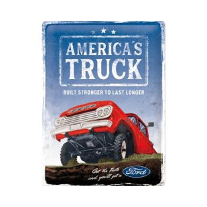Ford - America`s  Trucks - Blechschild 40 x 30 cm