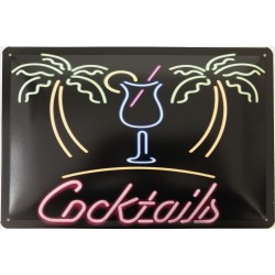 Cocktails - Blechschild 30...