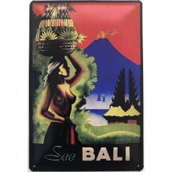 See Bali - Blechschild 30 x...