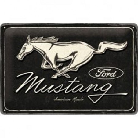 Ford Mustang - Blechschild 30 x 20 cm