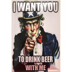 I want you, to drink Beer...