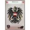 Österreich Adler Wappen - Blechschild 30 x 20 cm