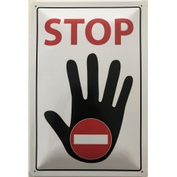 Warnschild Stop -...