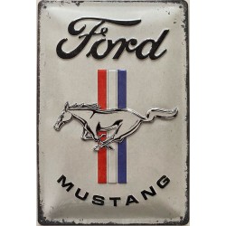 Ford Mustang Blechschild 30...