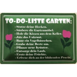 To Do Liste Garten -...