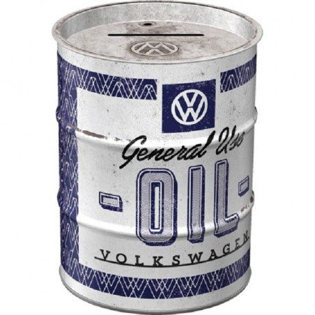 VW General Use Oil Spardose im Ölfass Design