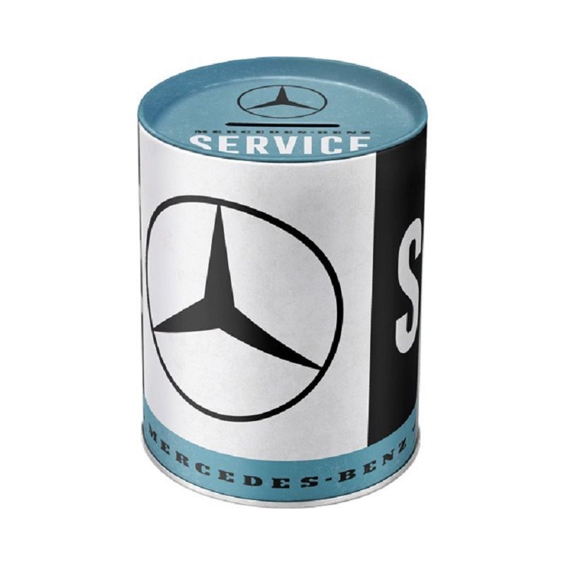 Mercedes Service Spardose im Ölfass Design