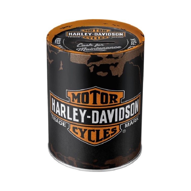 Harley Davidson Motorcycles - Spardose im Ölfass Design