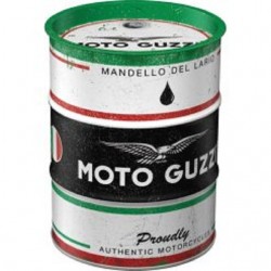 Moto Guzzi Motorrad - Spardose im Ölfass Design