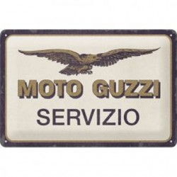 Moto Guzzi Servizio - Blechschild 30 x 20 cm