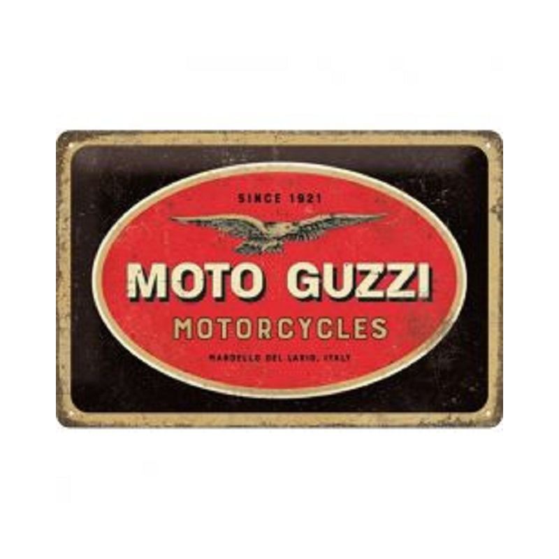Moto Guzzi Motorcycles Since 1921 - Blechschild 30 x 20 cm