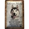 Siberian Husky Hund - Blechschild 30 x 20 cm