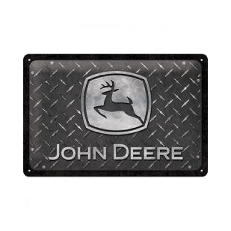 John Deere Logo - Blechschild 30 x 20 cm
