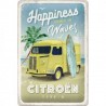 Citroen - Happiness comes in Waves - Blechschild 30 x 20 cm