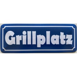 Grillplatz - Blechschild 27...