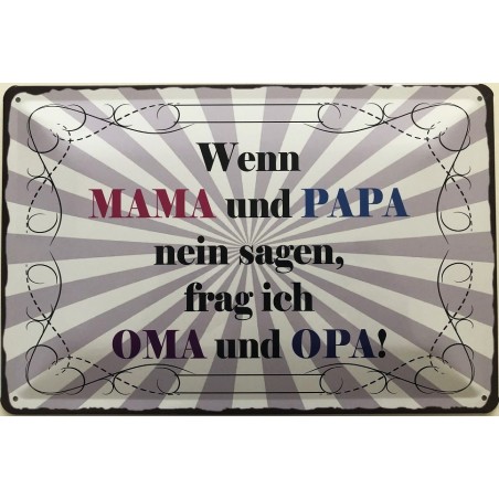 G-graphics Baby Body 'Wenn Mama & Papa Nein Sagen...' - Lustiger Strampler In 4 Größen