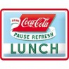 Coca Cola - Pause Refresh Launch - Blechschild 20 x 15 cm