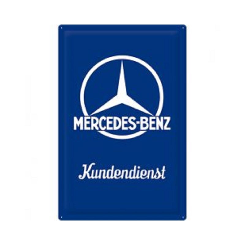 Mercedes Benz Kundendienst - Blechschild 60 x 40 cm