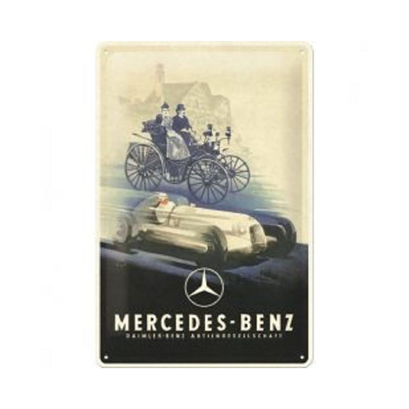 Mercedes Benz - Silver Arrow - Blechschild 30 x 20 cm