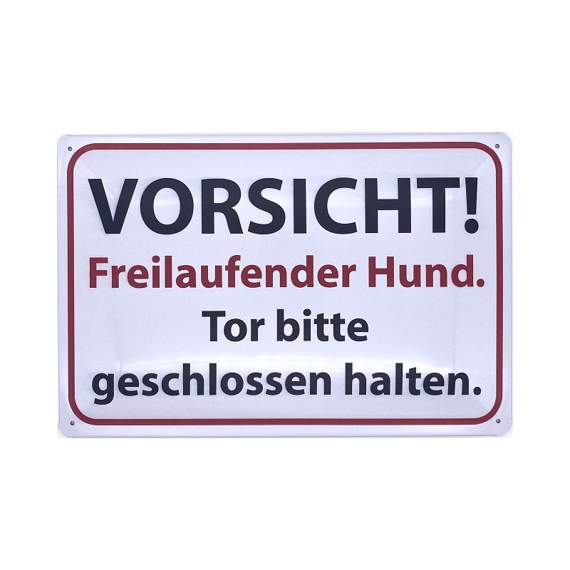 Vorsicht Freilaufender Hund Tor Bitte Geschlossen Halten Vorsicht freilaufender hund tor bitte geschlossen halten