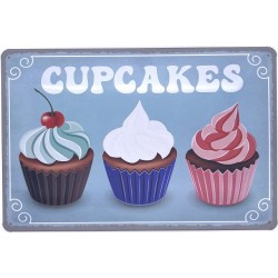 Cupcakes - Blechschild 30 x...