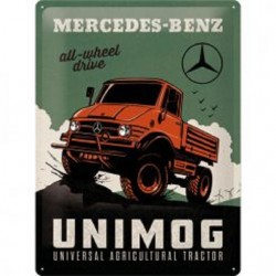 Mercedes Benz - Unimog - Blechschild 40 x 30 cm