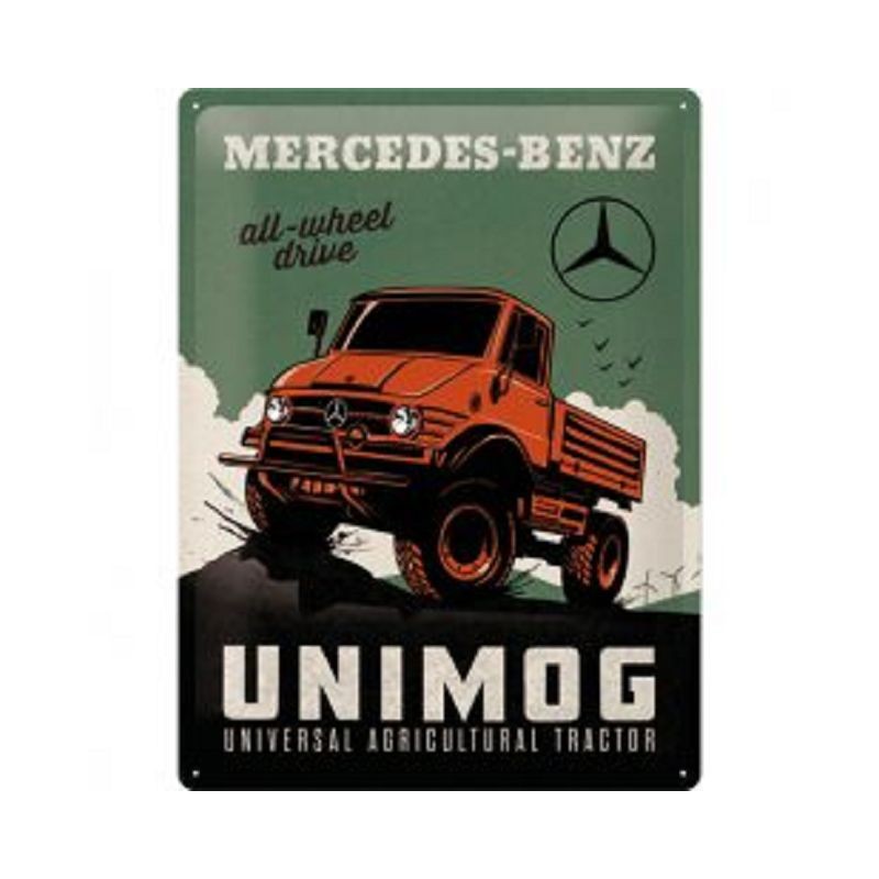 Mercedes Benz - Unimog - Blechschild 40 x 30 cm