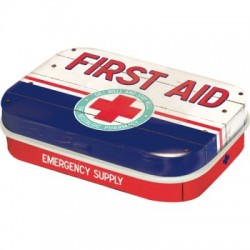 First Aid blau - Blechdose...