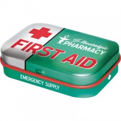 First Aid grün - Blechdose...
