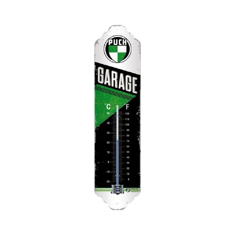 Puch Garage Logo Thermometer
