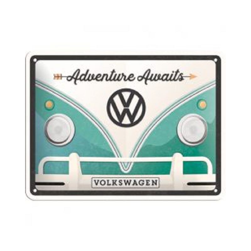 VW Bulli T1 Front - Blechschild 20 x 15 cm